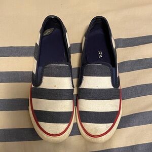 Sperry Stripe Slip On Shoes
